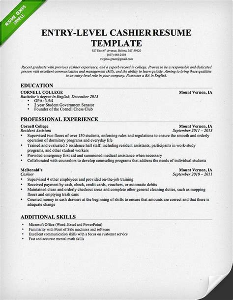 checkout cashier resume objective|20 Cashier Resume Examples & Writing Guide for 2024.